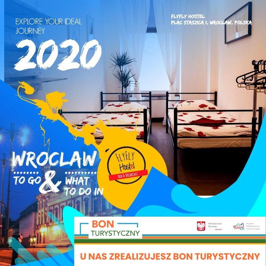 Flyfly Hostel , Darmowy Parking , Rezerwuj Przez Urzadzenia Mobilne -10 Procent Вроцлав Екстер'єр фото